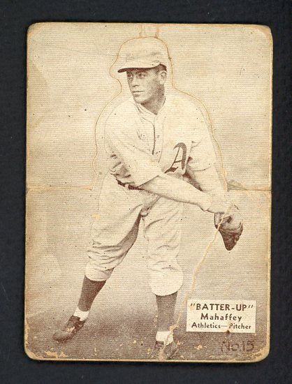 1934-36 Batter Up #015 Roy Mahaffey A's Good 479406