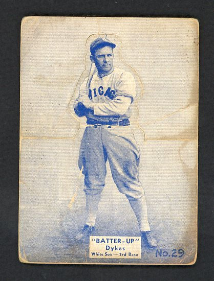 1934-36 Batter Up #029 Jimmy Dykes White Sox Good 479408