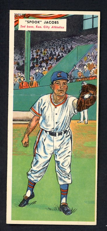 1955 Topps Baseball Double Headers #047/48 Jacobs Gray EX-MT 479441