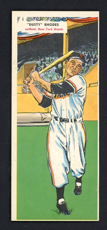 1955 Topps Baseball Double Headers #027/28 Rhodes Davis EX-MT 479452