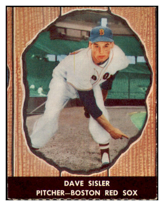 1958 Hires #040 Dave Sisler Red Sox EX-MT No Tab 479487