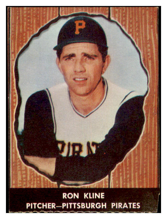 1958 Hires #031 Ron Kline Pirates EX-MT No Tab 479494