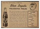 1958 Hires #029 Stan Lopata Phillies EX-MT No Tab 479496