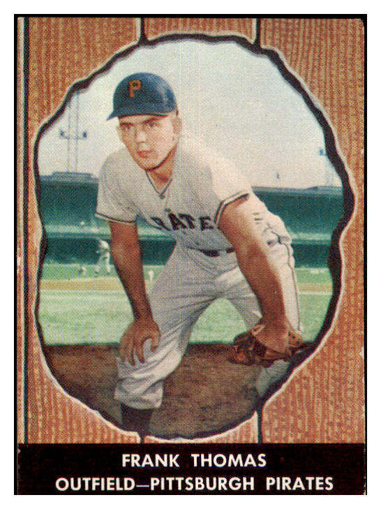 1958 Hires #027 Frank Thomas Pirates EX-MT No Tab 479498