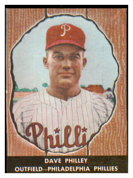 1958 Hires #012 Dave Philley Phillies NR-MT No Tab 479508