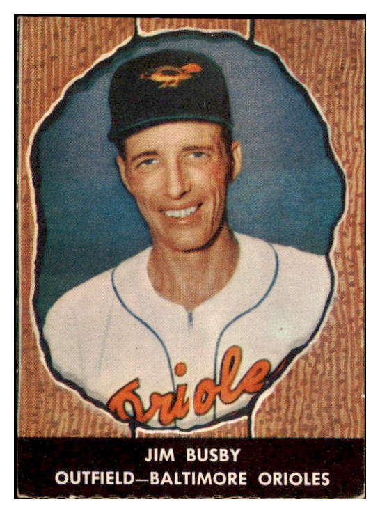 1958 Hires #068 Jim Busby Orioles EX-MT No Tab 479517