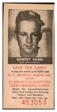 1954 New York Journal American Whitey Ford Yankees NR-MT 479541