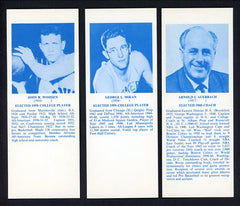 1968 Hall Of Fame Bookmarks Set Lot 46 Diff NR-MT Mikan Wooden 479616