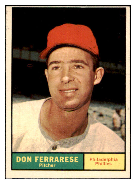 1961 Topps Baseball #558 Don Ferrarese Phillies VG-EX 479642
