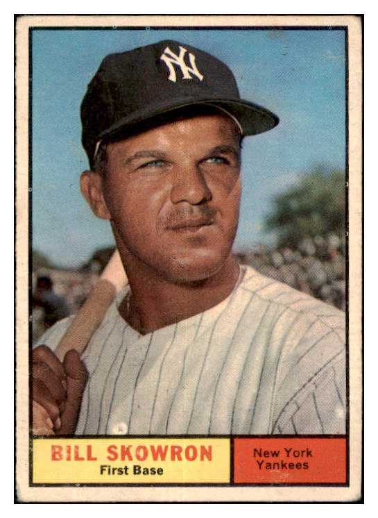 1961 Topps Baseball #371 Bill Skowron Yankees VG-EX 479659