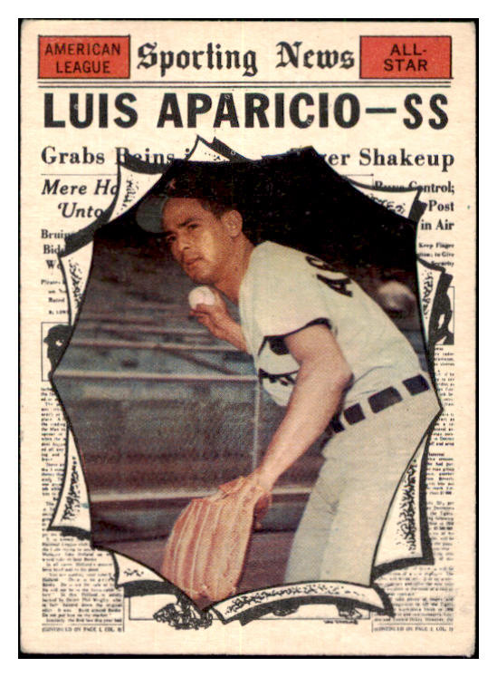 1961 Topps Baseball #574 Luis Aparicio A.S. White Sox VG-EX 479673
