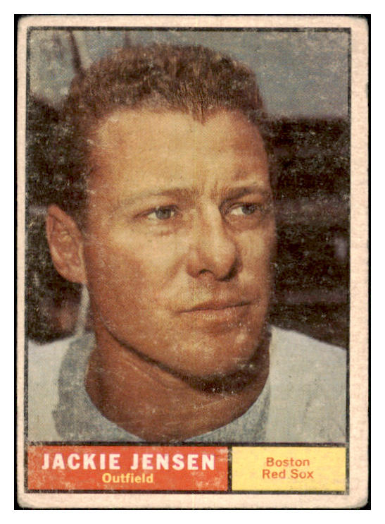 1961 Topps Baseball #540 Jackie Jensen Red Sox VG 479691
