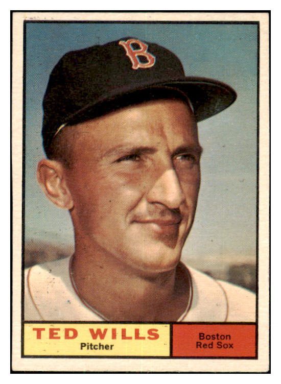 1961 Topps Baseball #548 Ted Wills Red Sox EX-MT 479698