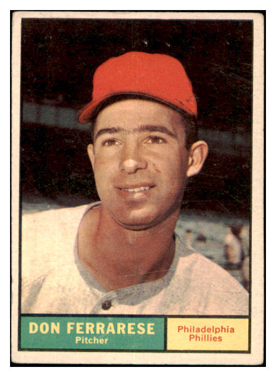 1961 Topps Baseball #558 Don Ferrarese Phillies VG-EX 479711