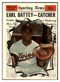 1961 Topps Baseball #582 Earl Battey A.S. Twins EX-MT 479724