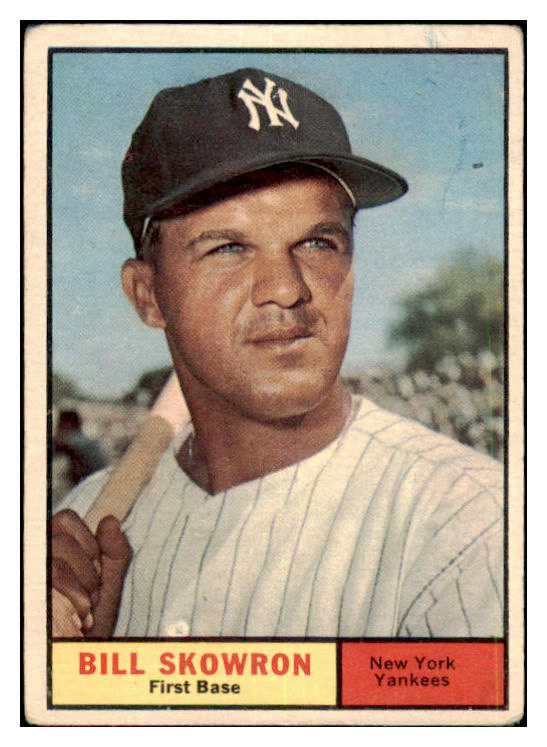 1961 Topps Baseball #371 Bill Skowron Yankees VG-EX 479728