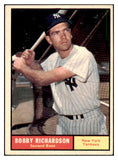 1961 Topps Baseball #180 Bobby Richardson Yankees EX 479729