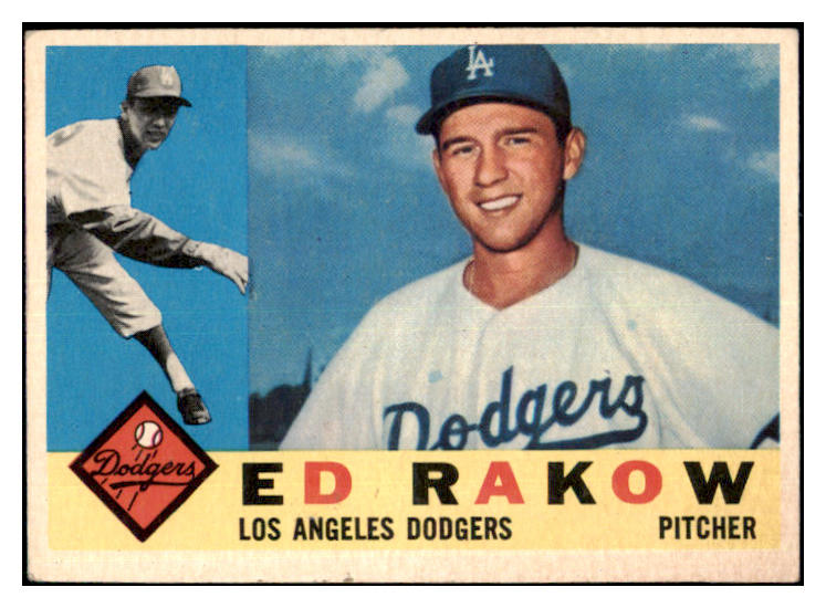 1960 Topps Baseball #551 Ed Rakow Dodgers VG-EX 479741