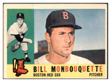 1960 Topps Baseball #544 Bill Monbouquette Red Sox VG-EX 479746