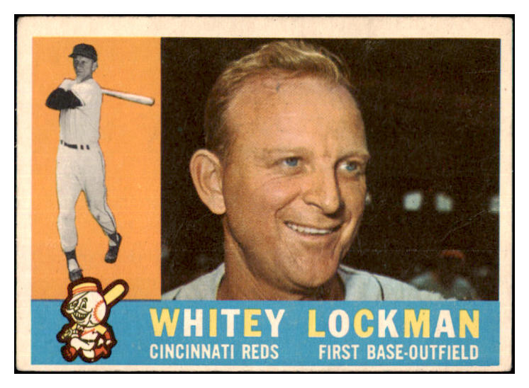 1960 Topps Baseball #535 Whitey Lockman Reds VG-EX 479749