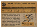 1960 Topps Baseball #535 Whitey Lockman Reds VG-EX 479749