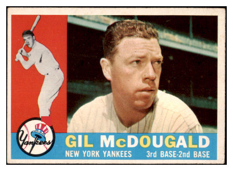 1960 Topps Baseball #247 Gil McDougald Yankees VG-EX 479754