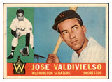 1960 Topps Baseball #527 Jose Valdivielso Senators VG-EX 479769