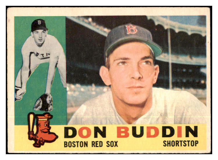 1960 Topps Baseball #520 Don Buddin Red Sox VG-EX 479770