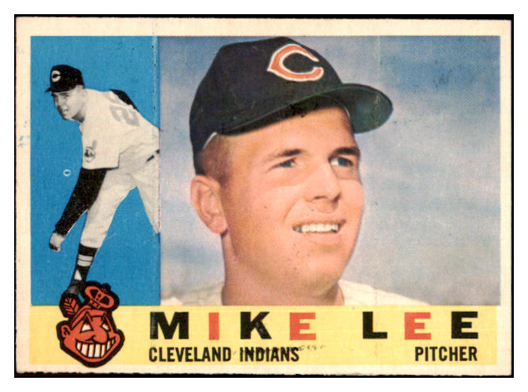 1960 Topps Baseball #521 Mike Lee Indians EX 479797