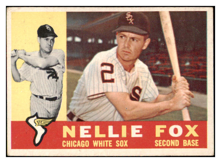 1960 Topps Baseball #100 Nellie Fox White Sox VG-EX 479803