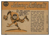 1960 Topps Baseball #572 Johnny Antonelli A.S. Giants EX 479814