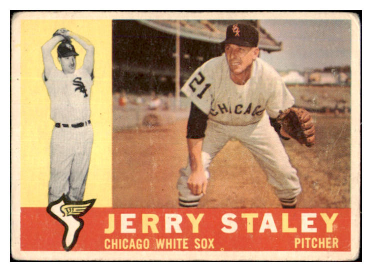 1960 Topps Baseball #510 Jerry Staley White Sox GD-VG 479820