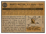 1960 Topps Baseball #516 Marty Kutyna A's GD-VG 479826