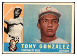 1960 Topps Baseball #518 Tony Gonzalez Reds VG 479830