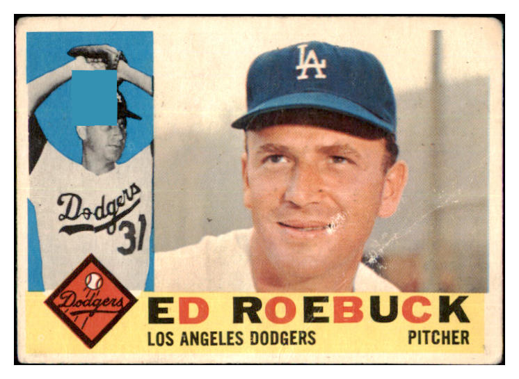 1960 Topps Baseball #519 Ed Roebuck Dodgers GD-VG 479831