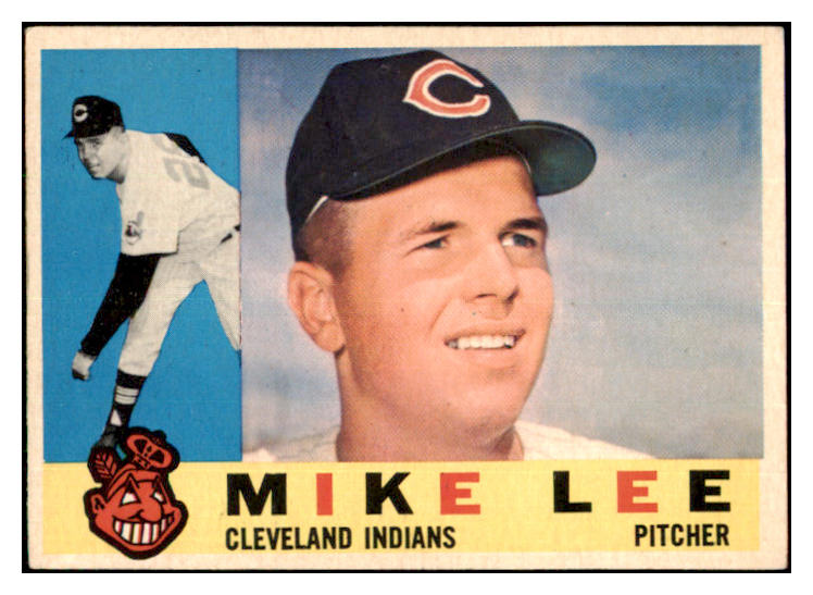 1960 Topps Baseball #521 Mike Lee Indians EX 479832