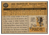 1960 Topps Baseball #527 Jose Valdivielso Senators EX 479840