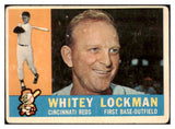 1960 Topps Baseball #535 Whitey Lockman Reds VG 479849