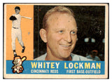 1960 Topps Baseball #535 Whitey Lockman Reds VG 479850