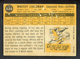 1960 Topps Baseball #535 Whitey Lockman Reds VG 479850