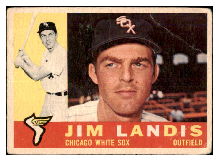 1960 Topps Baseball #550 Jim Landis White Sox VG 479860