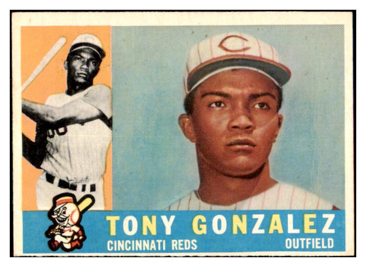 1960 Topps Baseball #518 Tony Gonzalez Reds EX-MT 479872