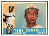 1960 Topps Baseball #518 Tony Gonzalez Reds EX-MT 479872