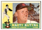 1960 Topps Baseball #516 Marty Kutyna A's EX-MT 479886