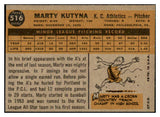 1960 Topps Baseball #516 Marty Kutyna A's EX-MT 479886