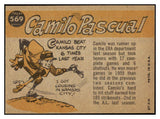 1960 Topps Baseball #569 Camilo Pascual A.S. Senators EX-MT 479888