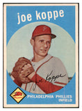 1959 Topps Baseball #517 Joe Koppe Phillies EX 479894