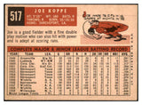 1959 Topps Baseball #517 Joe Koppe Phillies EX 479894