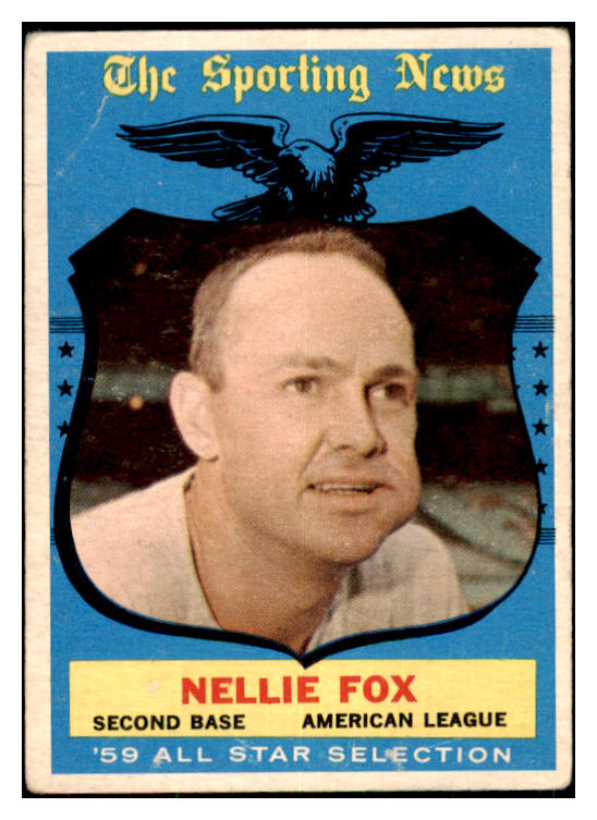 1959 Topps Baseball #556 Nellie Fox A.S. White Sox VG 479896