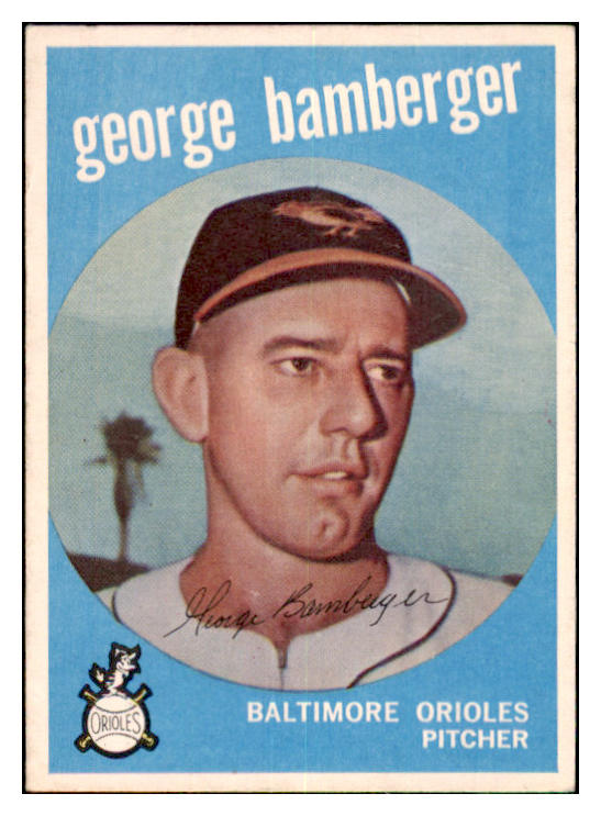1959 Topps Baseball #529 George Bamberger Orioles VG 479897